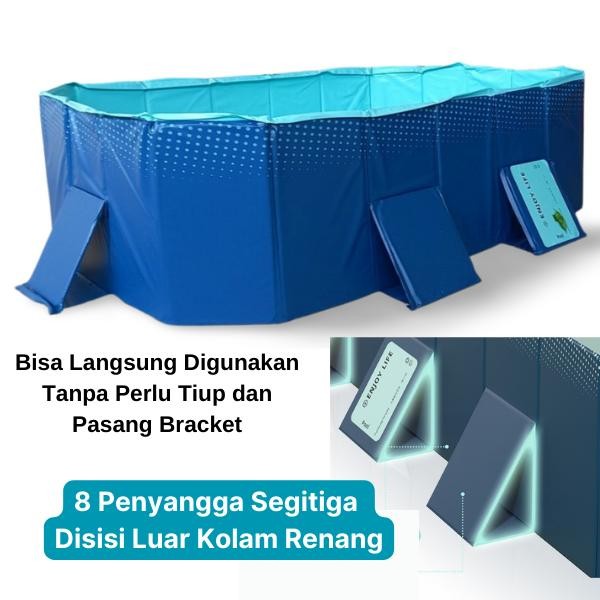 henn Kolam Renang Lipat Besar Mandi Bola Kolam Ikan High Quality
