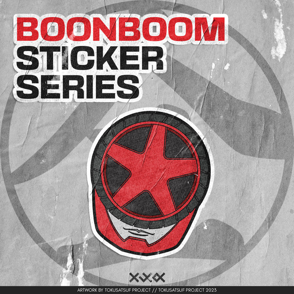

Bakuage Sentai Boonboomger Series Sticker Stiker