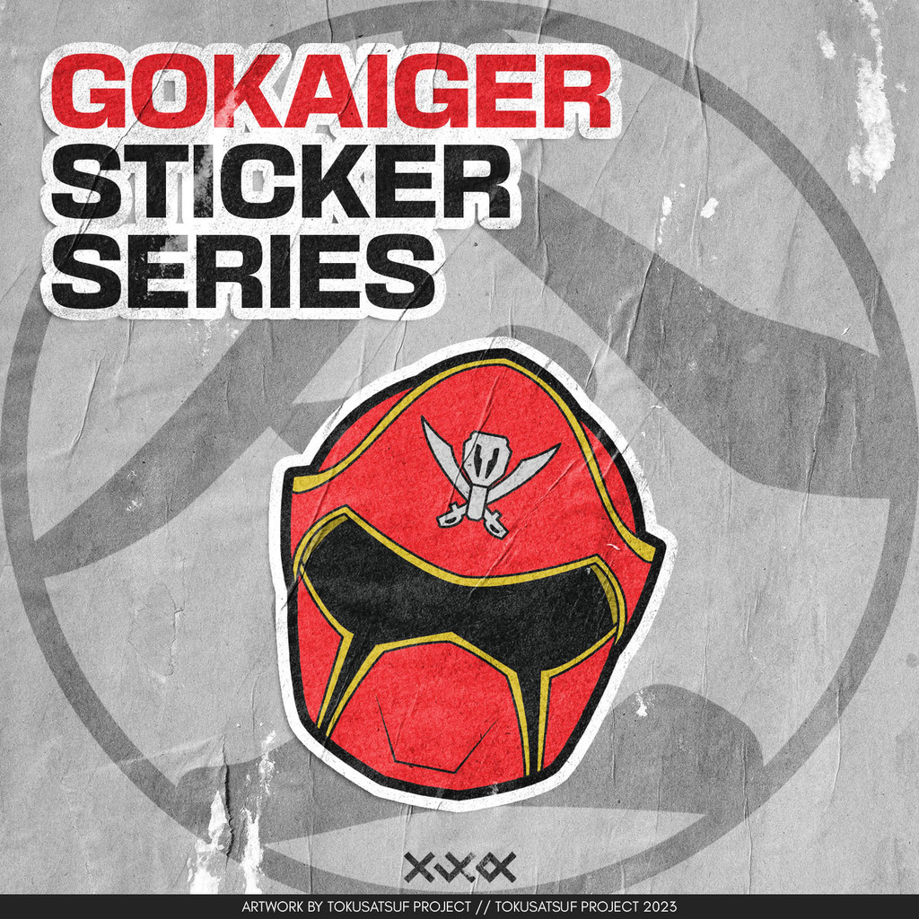 

Kaizoku Sentai Gokaiger Series Sticker Stiker