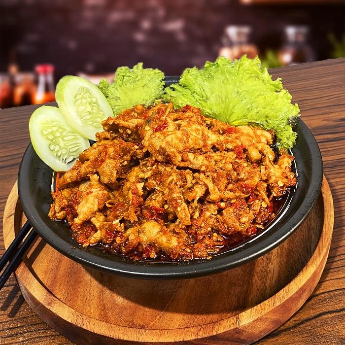 

New MouMou Ceker Cumi Mercon Tanpa Tulang Ceker Cumi Mercon Pedas Ceker Mercon Sambal Lauk Siap Saji