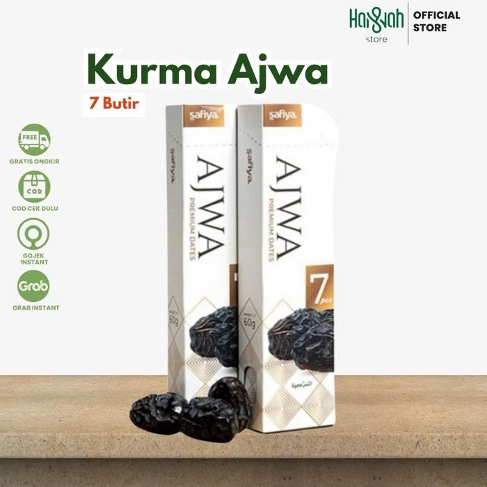 

New Kurma Ajwa 7 Butir Premium Best Quality Sunnah Food