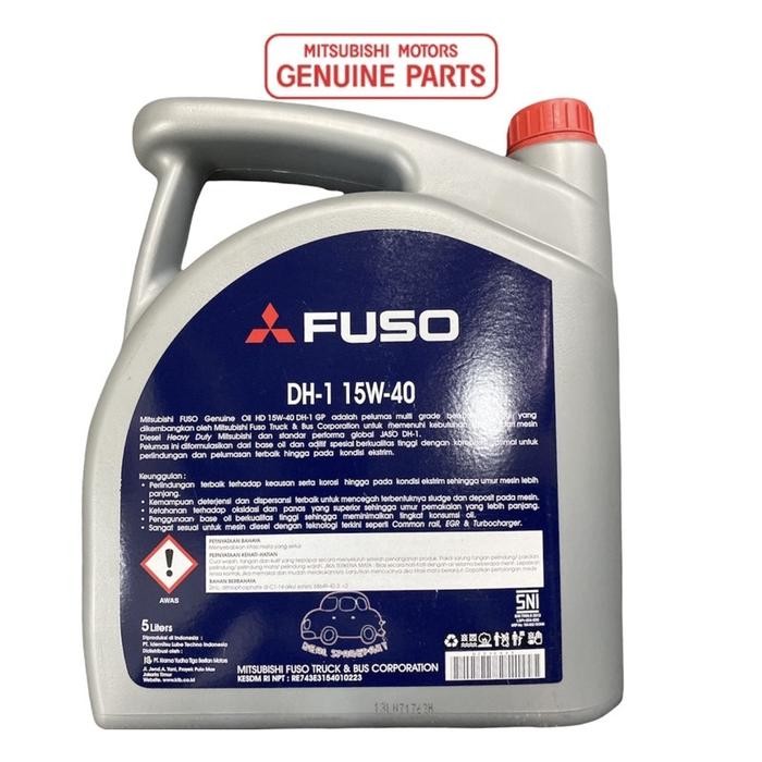 Oli Mesin Diesel 15W-40 Dh-1 Gp 5 Liter Original Mitsubishi Qz030468