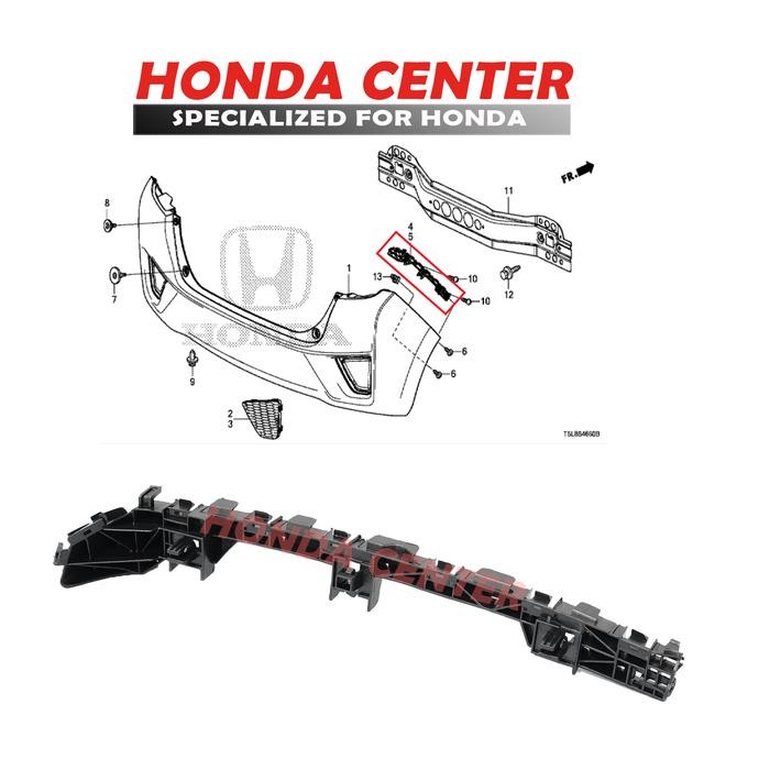 Bracket Bumper Breket Bumper Belakang Kanan Jazz Rs Gk5 2015 2016 2017