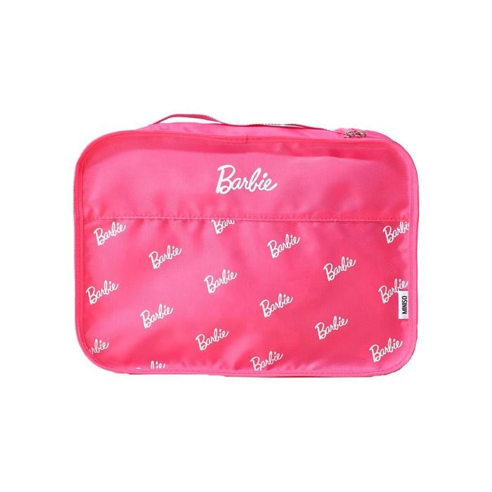 PREMIUM Miniso X Barbie Series 3PCS Zipper Storage Bag Travel Clothing Storage Bag/ Pouch