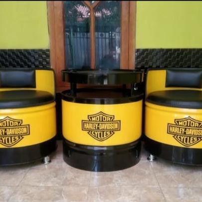PREMIUM kursi cafe, kursi drum, kursi tong bisa custom