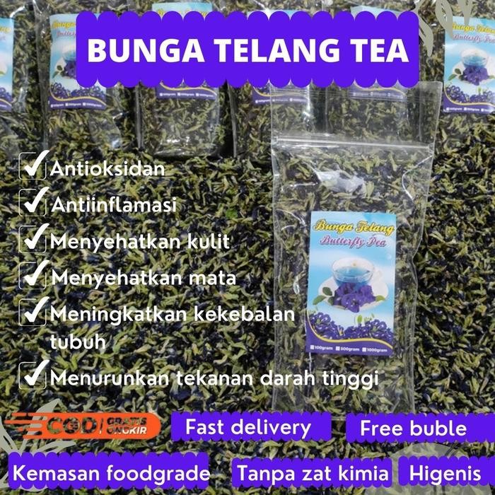 

PREMIUM Bunga Telang kering 100g