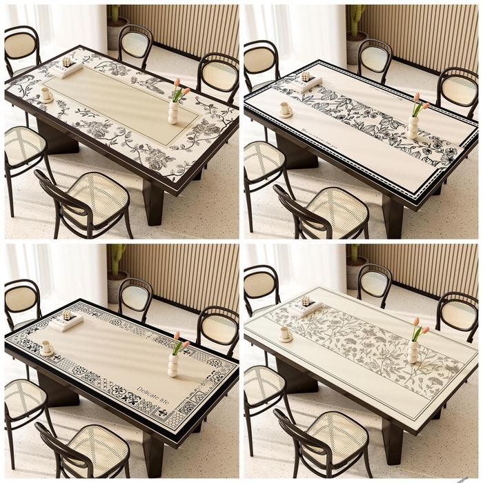 PREMIUM Taplak Meja Kulit / Taplak Meja / Taplak Meja Aesthetic / Taplak Meja Dapur / Taplak Meja