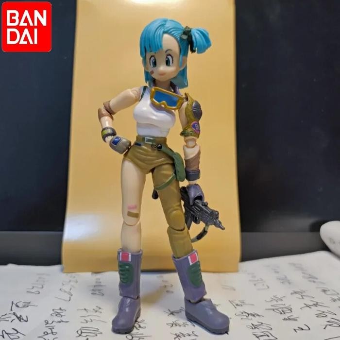 Anime Dragon Ball Action Figure Bulma Mfg Series Shf Soldier