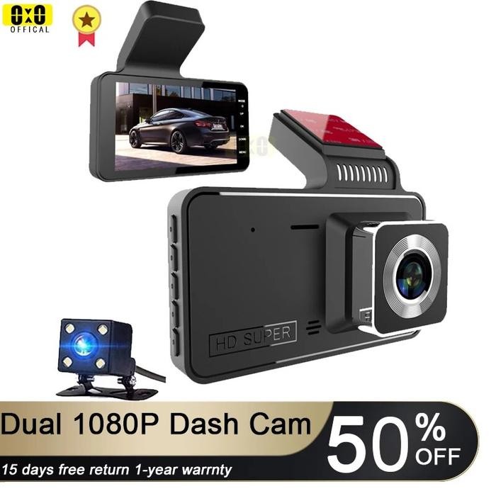 Dash Cam Front and Rear Car Dvr Dashcam Vehicle Black Box Car Camera