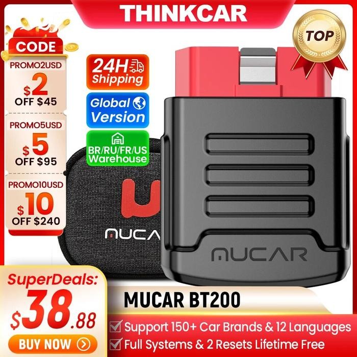MUCAR BT200/BT200 PRO Bluetooth Car Diagnostic Tool Oil IMMO SAS 15