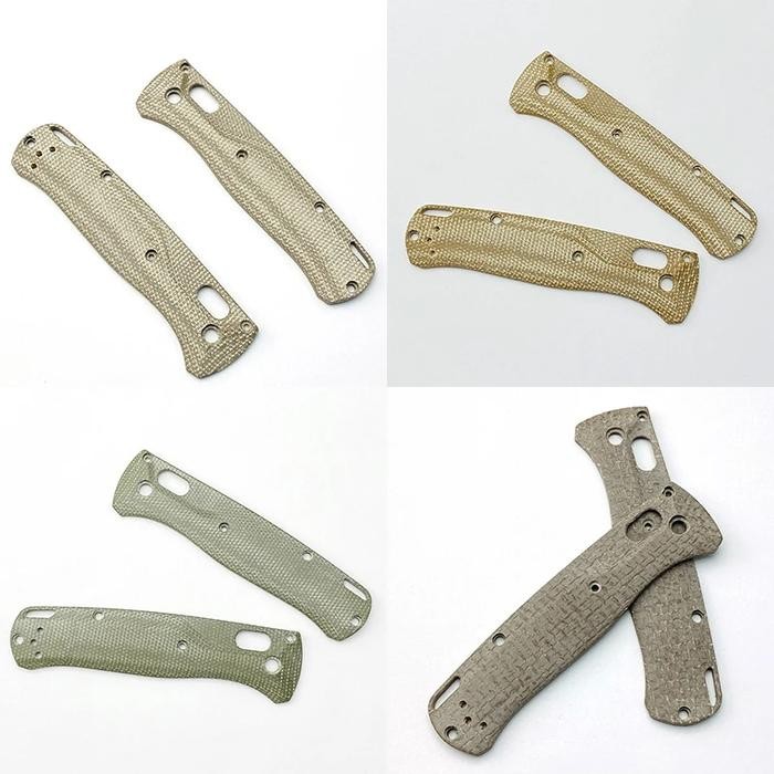 4 Patterns Micarta Material Fold Knife Grip Handle Patches Scales