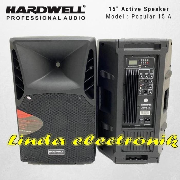 Speaker Aktif Hardwell Popular 15A 2Pcs Sepasang Popular15A Popular 15