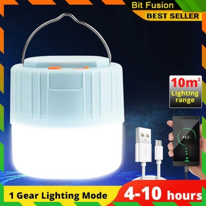 TERMURAH Lampu Tenda Gantung LED Lampu Camping Cas USB Bohlam Emergency Waterproof