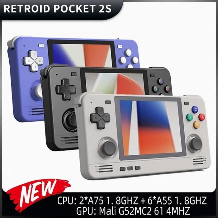 Retroid Pocket 2S 3.5-inch touchscreen handheld game console Android