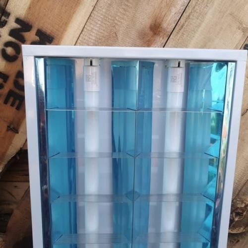 Kap Lampu Housing Rm Tl T8 Led 16 Watt 2X16 / Neon 2X36 36 Watt