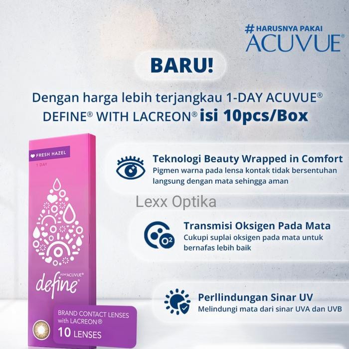 1-Day Acuvue Define Contact Lenses / Softlens