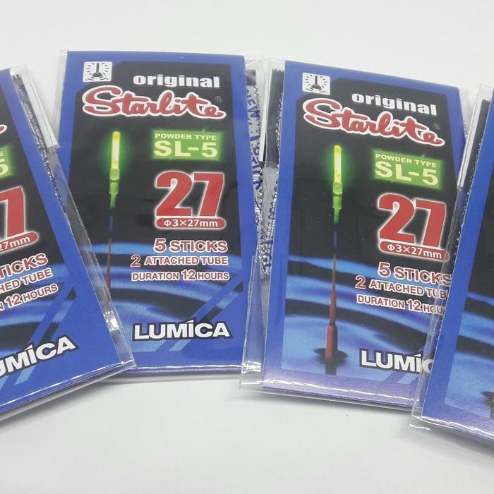 Starlite / Starlet / Fosfor Lumica untuk Mancing Malam