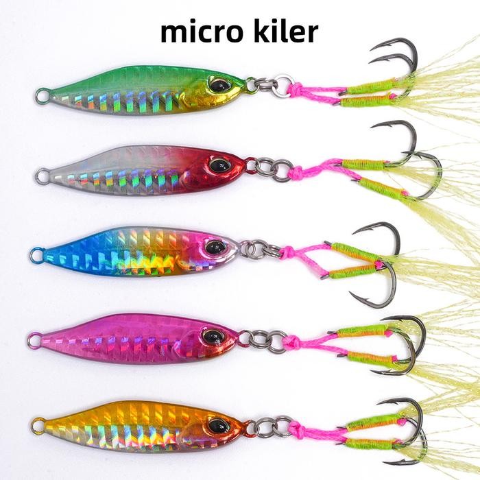 TRU micro jig 10g micro jig 10 gram micro jig 7g micro jig 15g 20g metal jig kiler umpan jig umpan