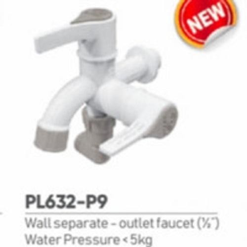 KRAN CABANG PLAIK/KRAN SHOWER PVC DUPON UTK AIR PANAS