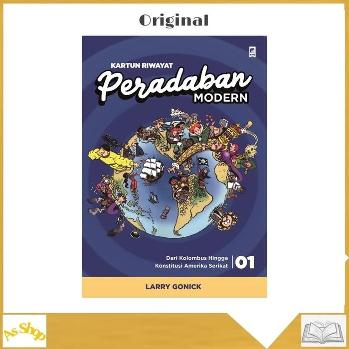 

TERBARU!!! KARTUN RIWAYAT PERADABAN MODEREN JILID I BY LARRY GONICK READY