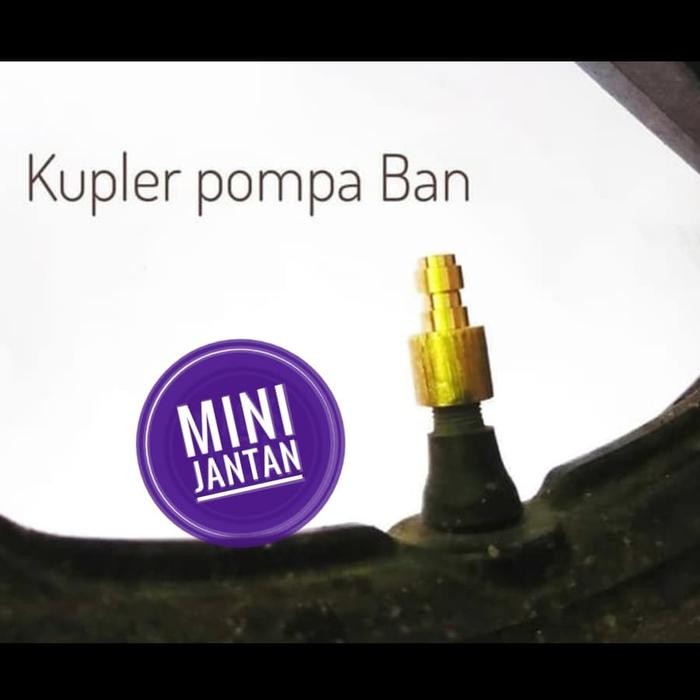 Kupler Ban mini jantan / Kupler pompa ban jantan mini