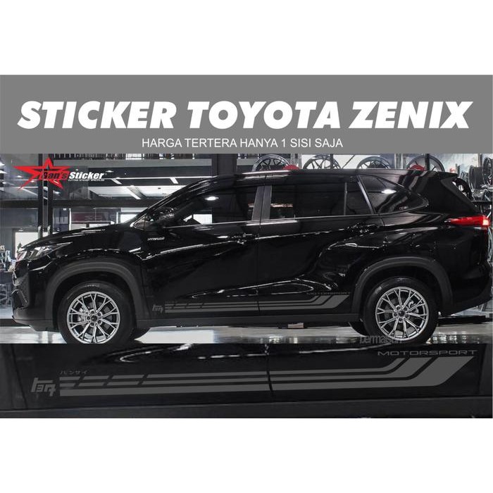 STICKER TOYOTA ZENIX 2023 AKSESORIS TOYOTA ZENIX
