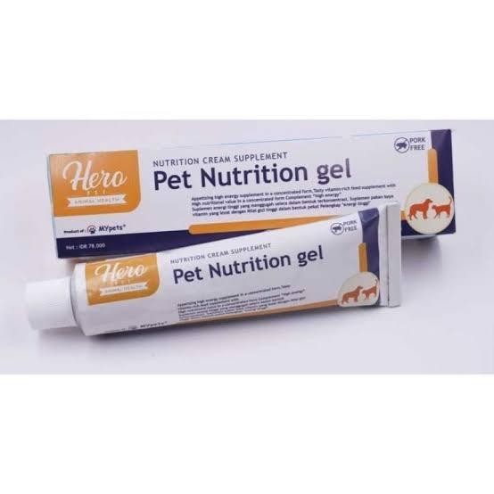 HERO PET NUTRITION GEL 120GR MULTIVITAMIN KUCING NUTRITION PLUS GEL