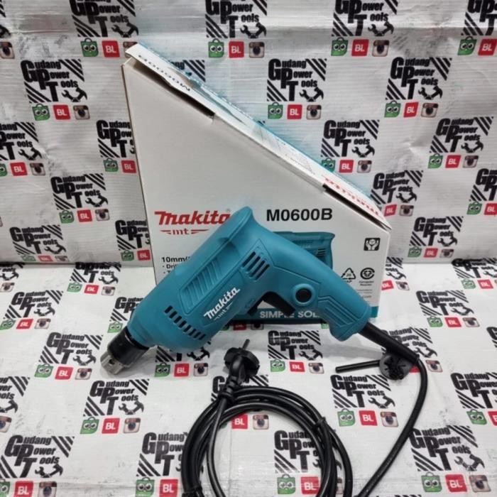 Mesin Bor Besi Kayu Tangan 10Mm Mesin Bor Tangan Listrik Maktec Mt 60