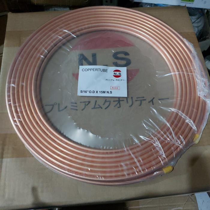 Pipa Ac Tembaga 5/16 Tebal N.S 15 meter