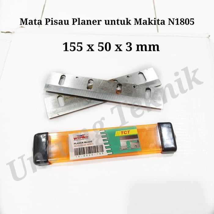 Wipro Mata Pisau Planer Planner 155 Mm Tct Serut Kayu