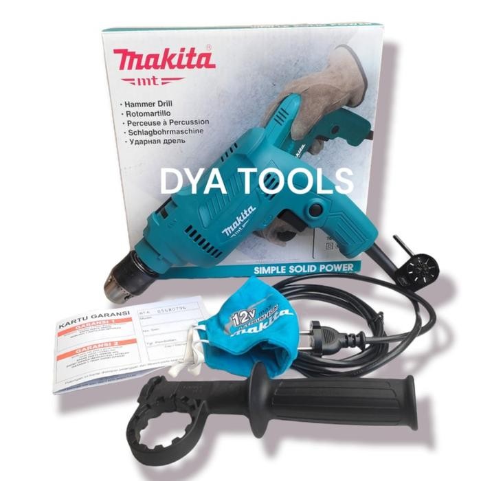 Mesin Bor Mt80B / Bor Besi Beton Tembok Tangan Maktec 13 Mm 16 Mm