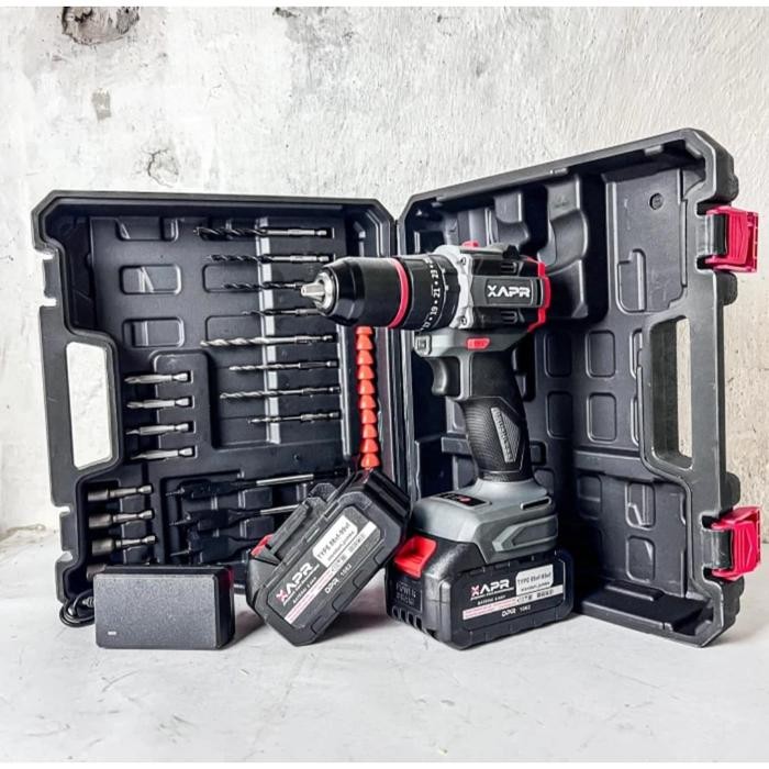 APR AP34PRO Mesin Bor 13mm AP34+ AP34PRO AP13PRO AP17+ Impact Drill Cordless Full Aksesoris