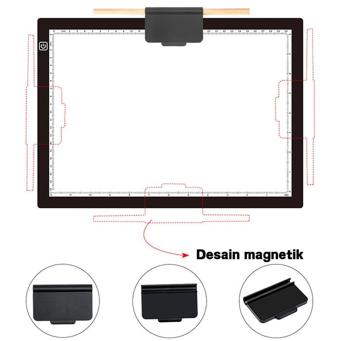 

SALE PROMO RECHARGEABLE LED DRAWING TRACING BOARD RECHARGEABLE 3 COLORS INFINITELY DIMMABLE 2500MAH