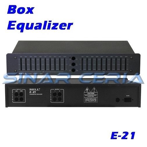 Box Equalizer 20 Channel E-21 Box Bell E21 E-21