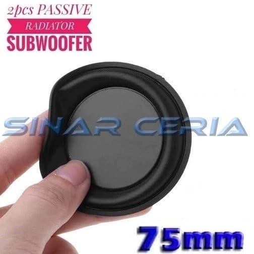 2 Pcs Woofer Vibration Membrane 75Mm Bass Radiator Passive Speaker Diy