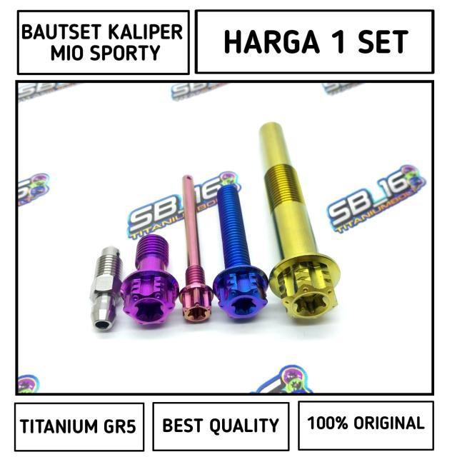 Baut Kaliper Mio Sporty Titanium Gr5