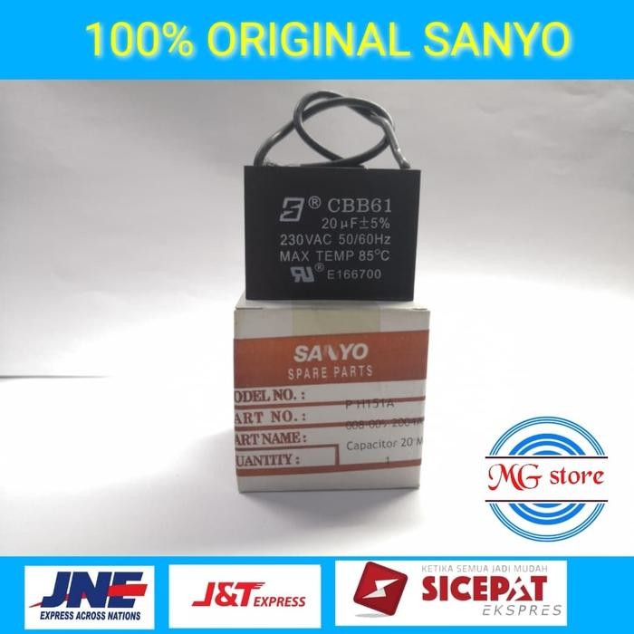 KAPASITOR - CAPASITOR POMPA AIR SANYO 20 MIKRO PH 150 PH 151