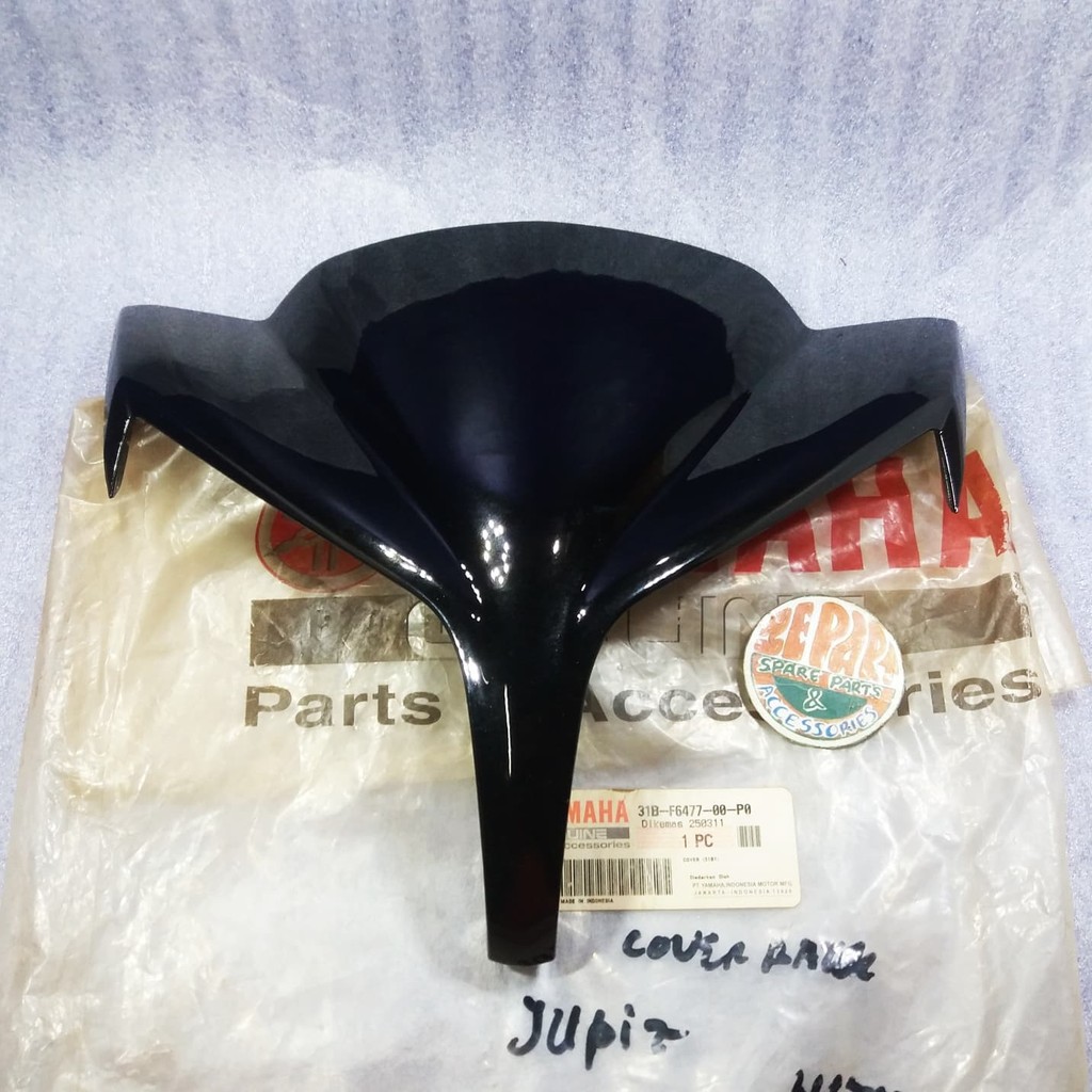 Cover batok stang atas Jupiter Z Burhan Hitam Ori 31B-F6477-00-P0