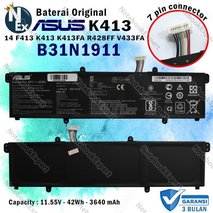 Baterai Asus Vivobook A1502 A1502ZA B31N1911