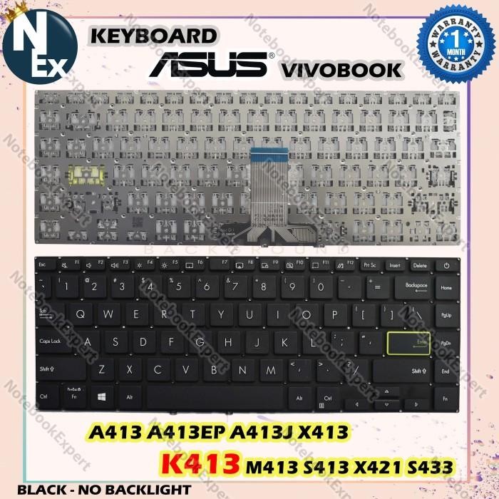 Keyboard Asus Vivobook 14 E410 E410M E410MA Black