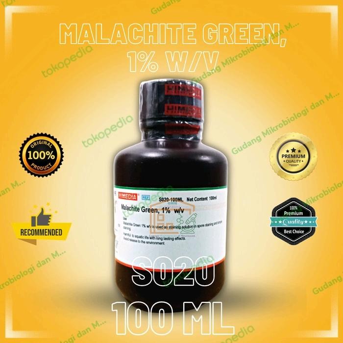 Ready Malachite Green,1% w/v - Pewarnaan Mikrobiologi, 100 ml