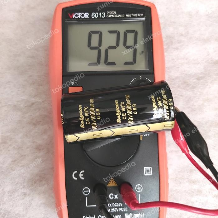 ELCO CAPACITOR 10000UF 100V RUBYCON ORIGINAL elko 10000 uf 100 v