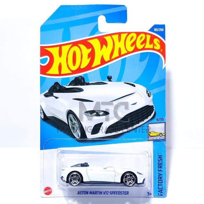 Hot Wheels Aston Martin V12 Speedster White K 2022