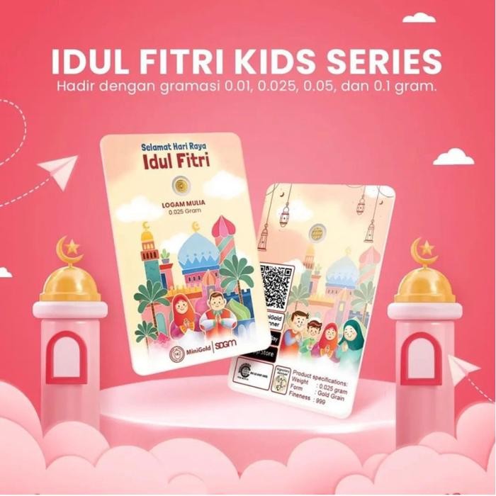 FAVORITE minigold idul fitri gift series emas murni logam mulia 24k