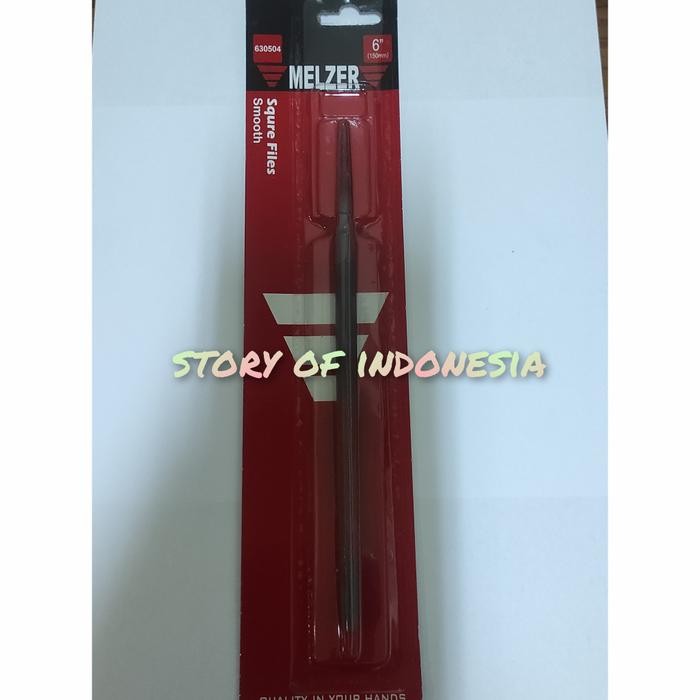 

Kikir Square File / Segi Empat 4" 6" 8" 10" Kasar Halus Melzer