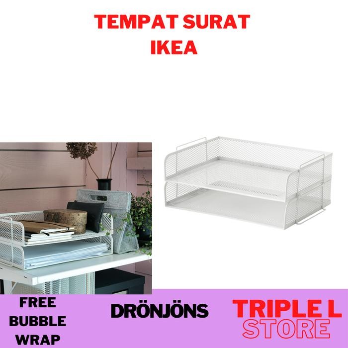 

Tempat Surat Kertas File Dokumen Tray Document Organizer 2 Tingkat DRJ