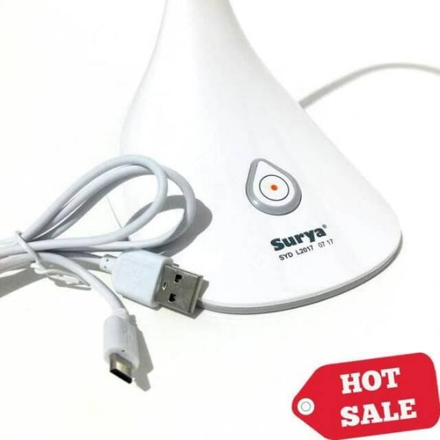 Lampu LED Meja Belajar / Baca Portable LED Emergency Lamp