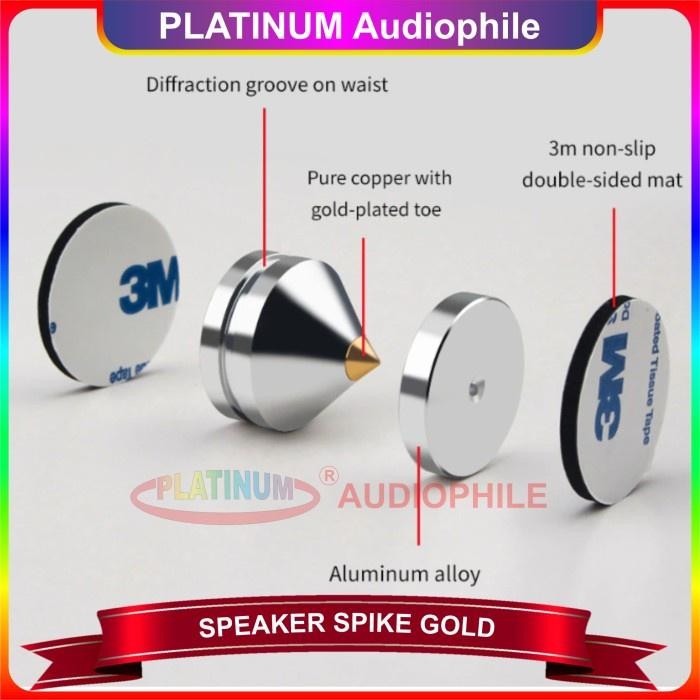 Speaker Spike Kaki Box Amplifier Audio Stand Aluminium Alloy