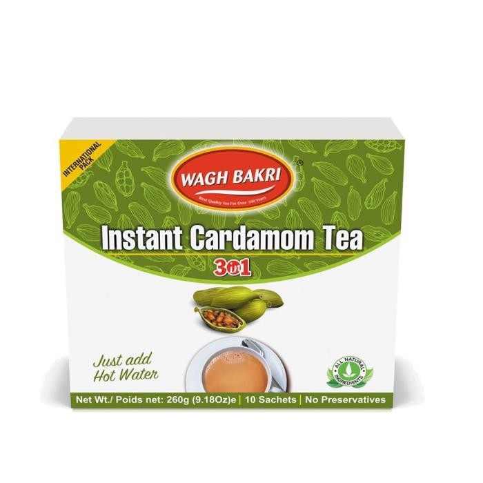 

Wagh Bakri Instant Cardamom Tea 3IN1 (26gr@10sht) 260gr