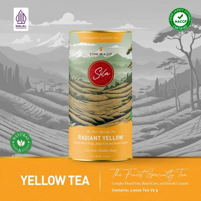 

SPECIALTY TEA Radiant Yellow Canister Teh Premium Yellow Tea